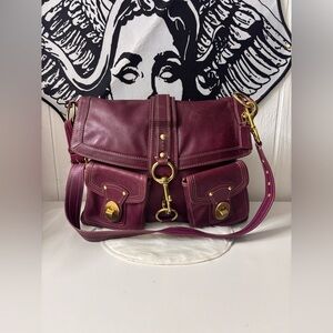 (SOLD)Coach EXTREMELY HTF LEGACY BROOKLYN XL MESSENGER BAG